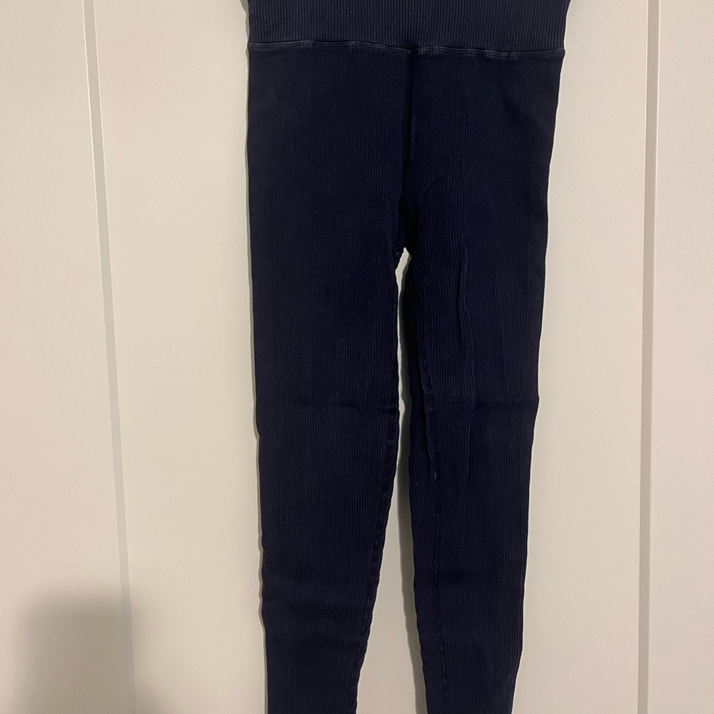 Women's Navy High-Waist Leggings